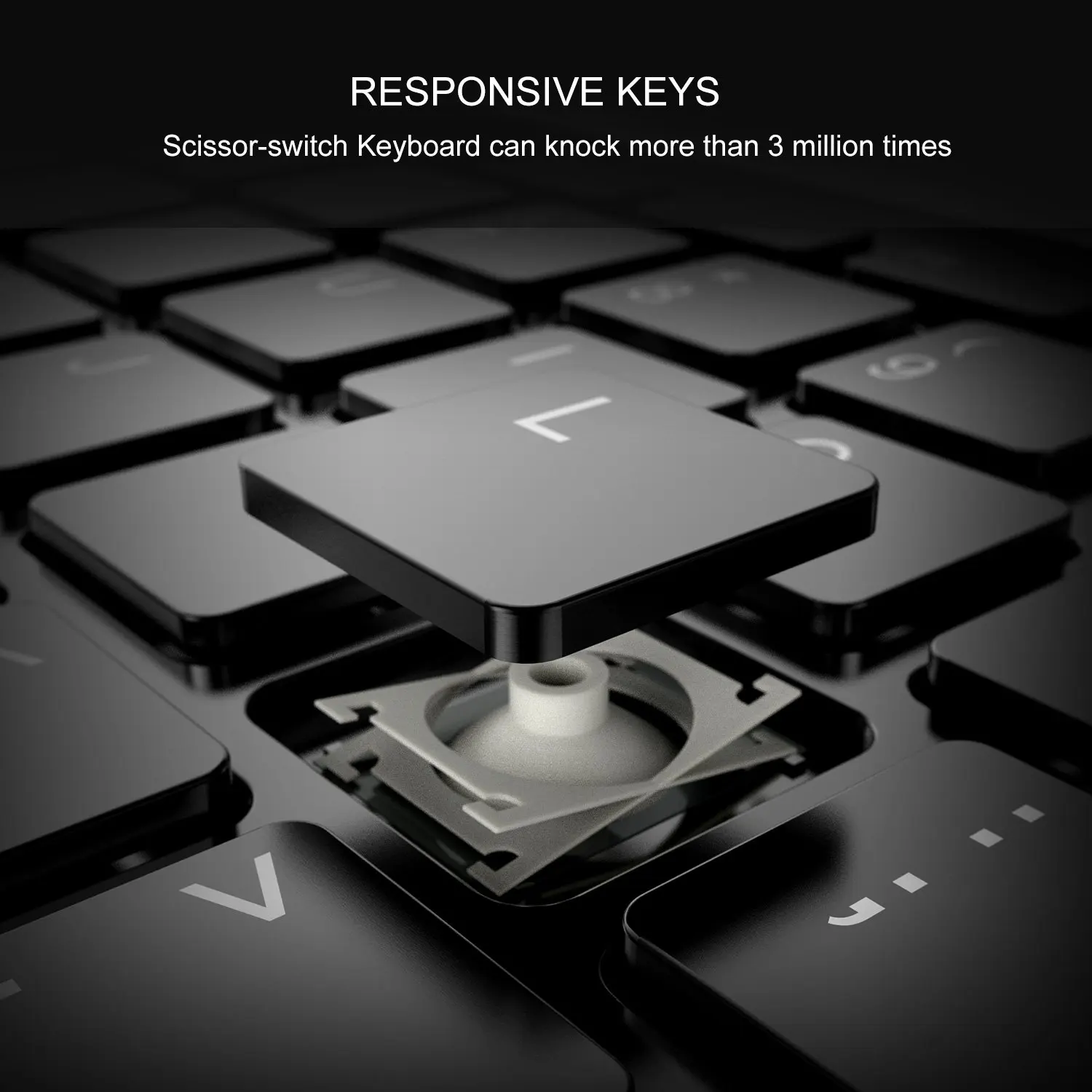 Jelly Comb Wireless Keyboard and Mouse Combo 2.4G Slim Compact Quiet Small Keyboard and Mouse for Windows Laptop PC Notebook