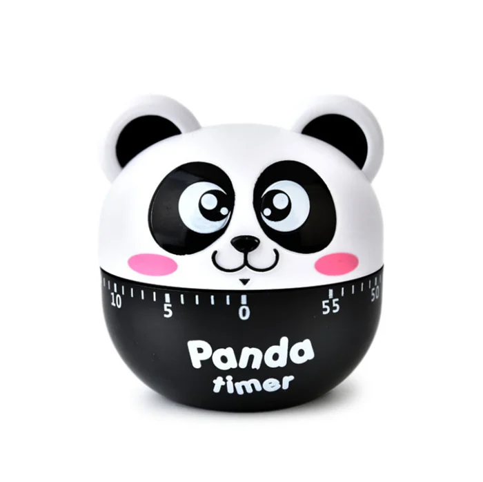 cartoon panda animal shaped custom sound kitchen timer