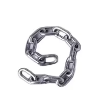 304 316 Stainless Steel and Mild Link Chain DIN 5685 Short Link Chain