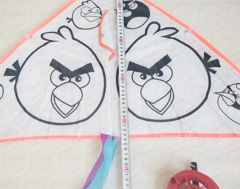 Netherlands market 1 color black printing happy bird flying kite