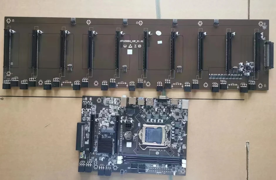 12gpu бортовой процессор 70 мм материнская плата слот пространство DDR3