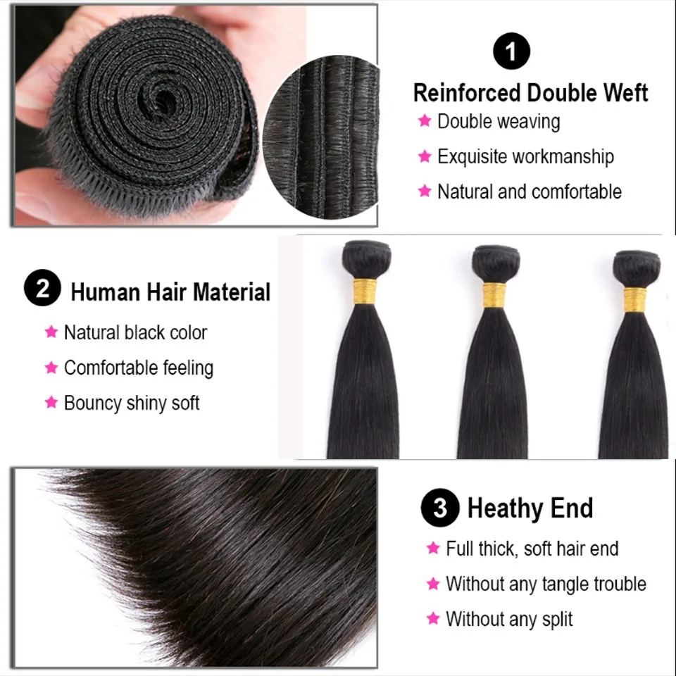 Wholesale Lowest Price 12A Bundle Hair Vendors Multi Pack 100% Virgin Human Hair 3 Bundle With Closure Transparent Hd Lace
