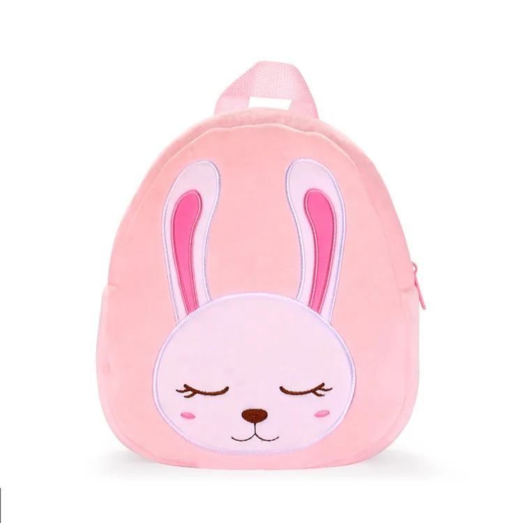 Mochilas de dibujos animados preciosas felpa Mini bolsa de la escuela para los ninos