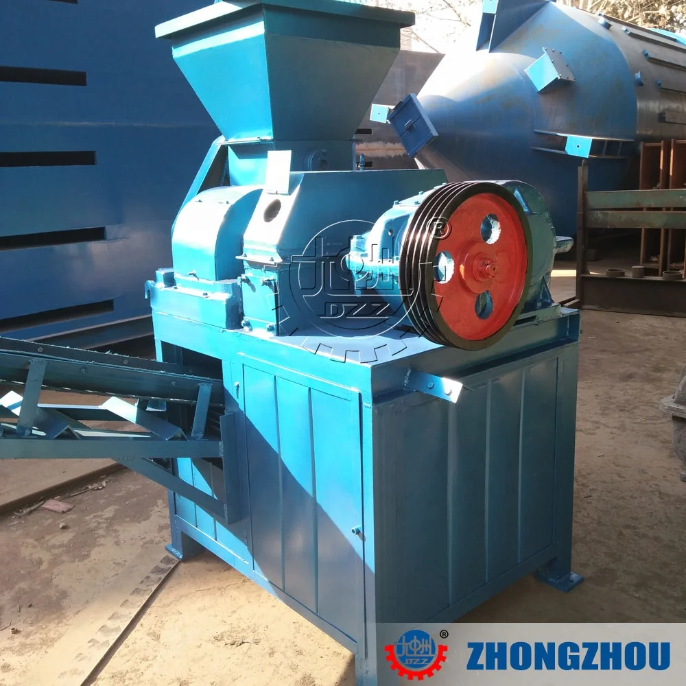 Charcoal briquetting machine