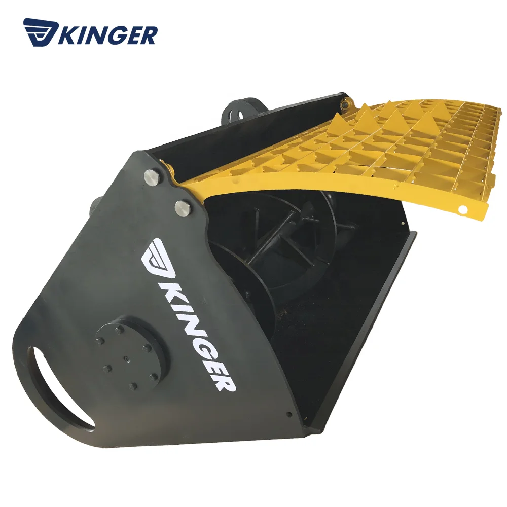KINGER Hot Sale New design concrete mixer bucket for excavator attachment bucket concrete mixer