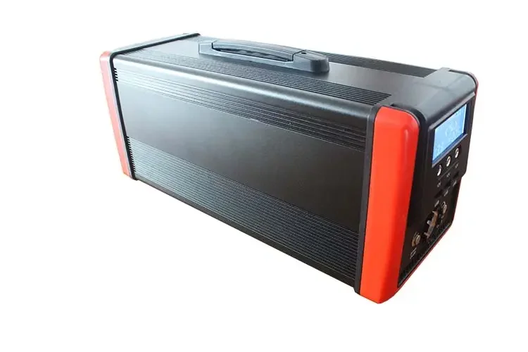 600W pure sine wave power generator with LCD display dual AC outlet solar generator with RosH