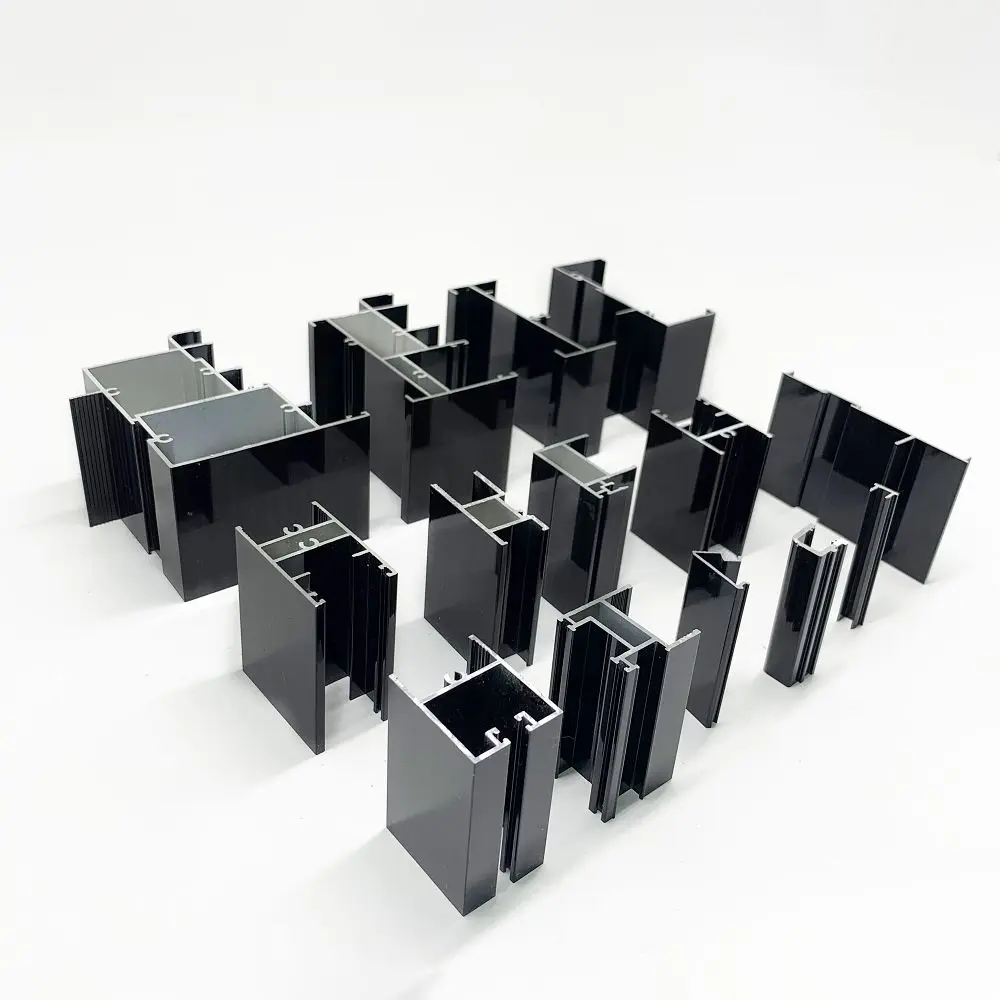 China Aluminium Extrusion Sliding Window Section Aluminum Extrusion Alloy Profile Apposite 6000 Series Factory Wholesale Track