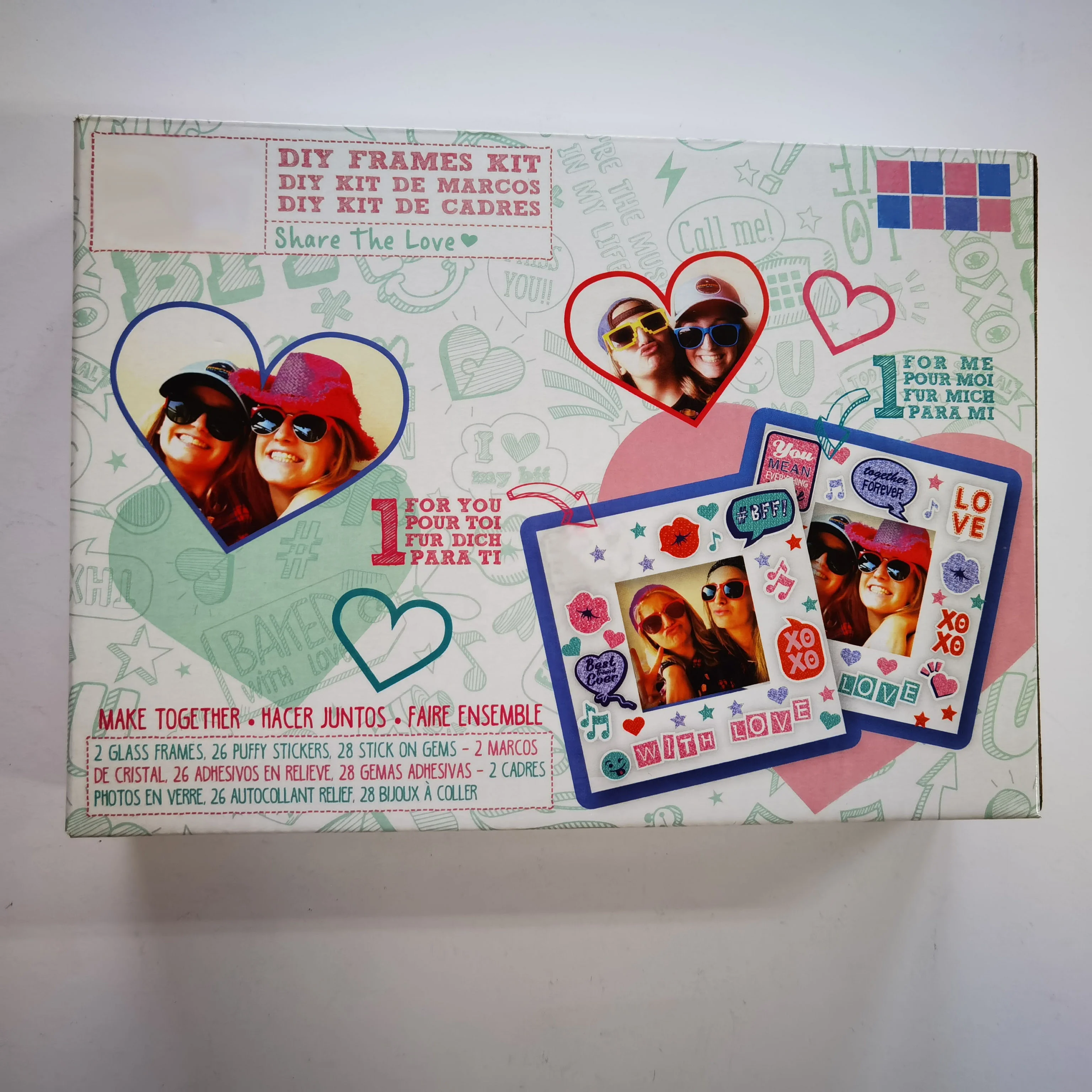 DIY  Picture Frame Kit for Kids - Arts and Craft Kits for Girls & Boys - Crafts for 6-14 Year Old - Photo Birthday Gifts