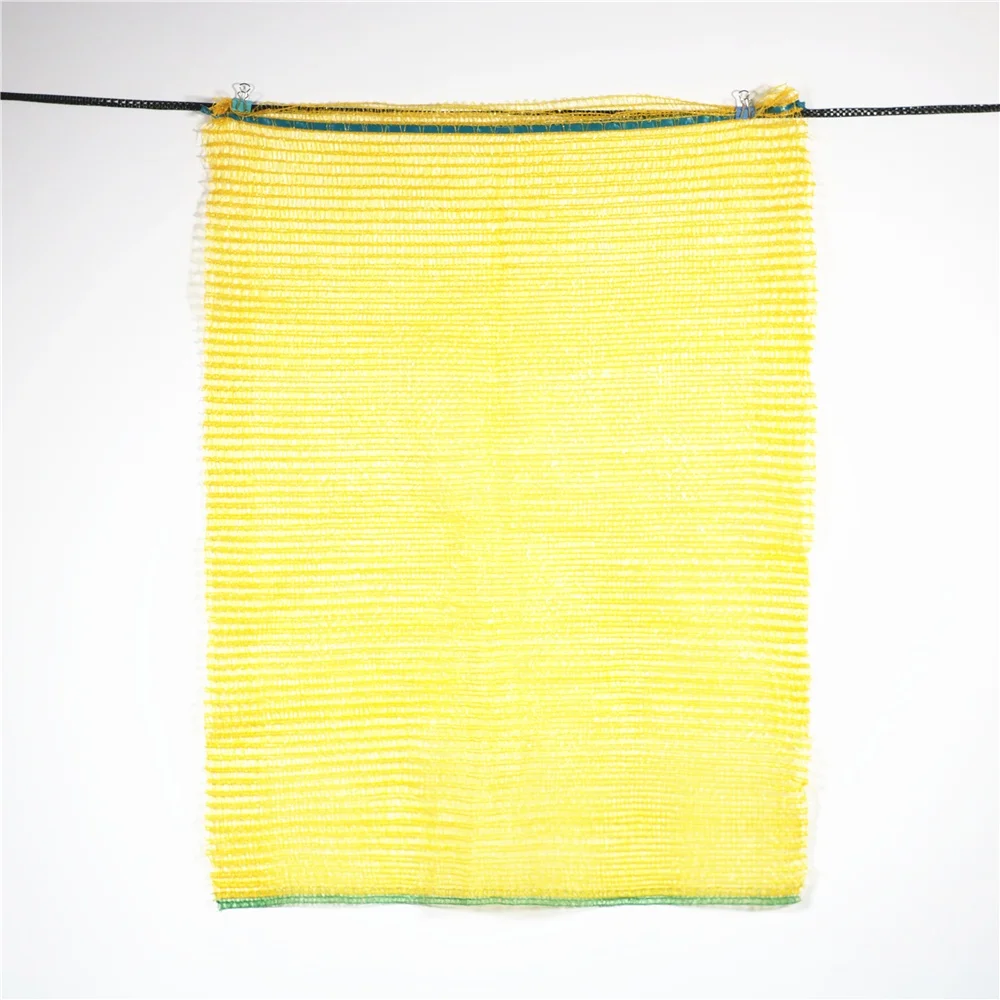 PE Fruit Packing Raschel Mesh Net Bag for Firewood Garlic Onions