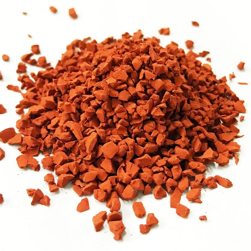 Non-toxic rubber epdm granule Color Fadeless epdm rubber for playgrond Protective EPDM/SBR for running track