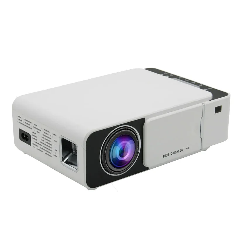 
T5 WIFI projector mini portable cell video beamer screen mirroring WIFI display HD LED LOGO projector 