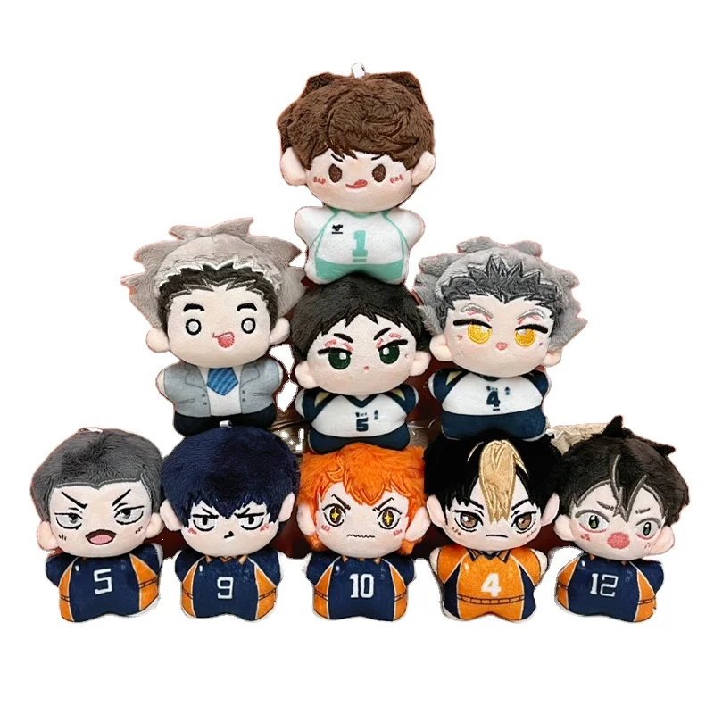 10CM Kawaii Figura cotton doll Wholesale Figure Plushie Pendant for Bag Keychain Blue Lock Anime Plush Model Toy