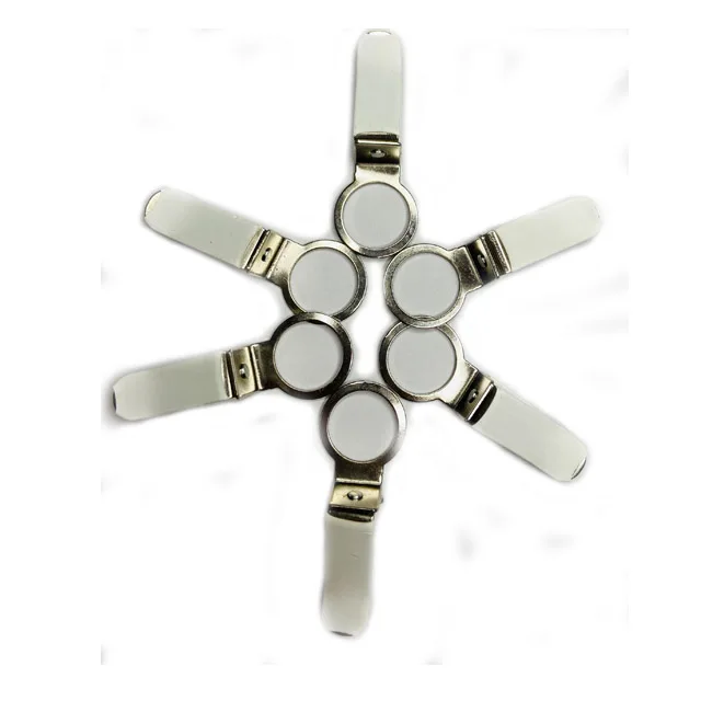 Ring Head White Car Air Vent Clips Car Auto Air Outlet Clipts