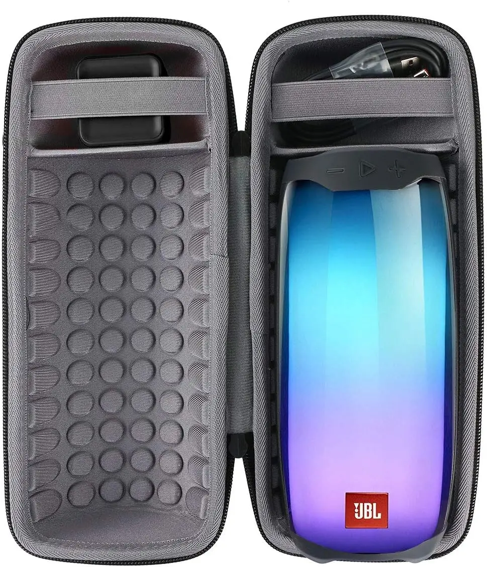 Carrying Case For JBL Pulse 4 Customizable Travel Bag Shockproof Waterproof Hard Eva Case Multifunctional Case Storage Charger