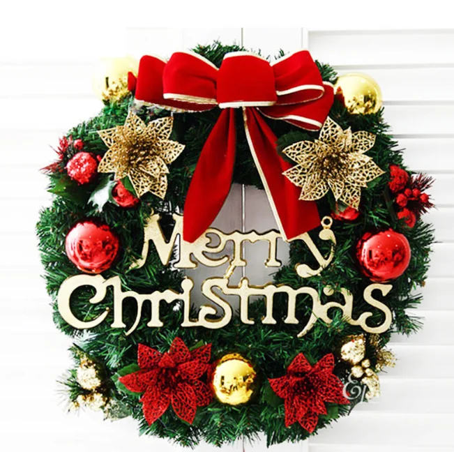 Оптовая продажа, венок на рождественскую елку и гирлянда на рождественскую вечеринку, красочные прозрачные украшения