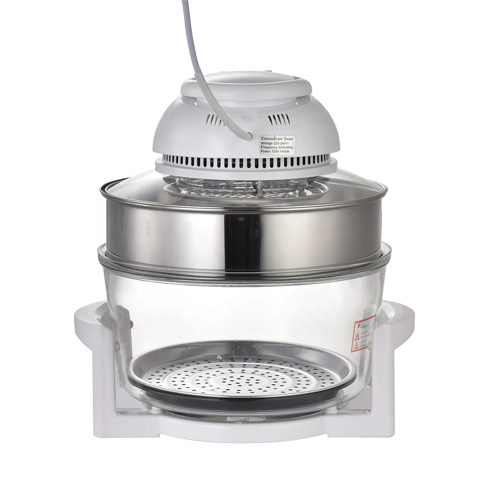 imichef 12L/17L 1400W Factory Price Home Use Visible Glass Electric Portable Convection Hot Air Turbo Flavor Wave Halogen O