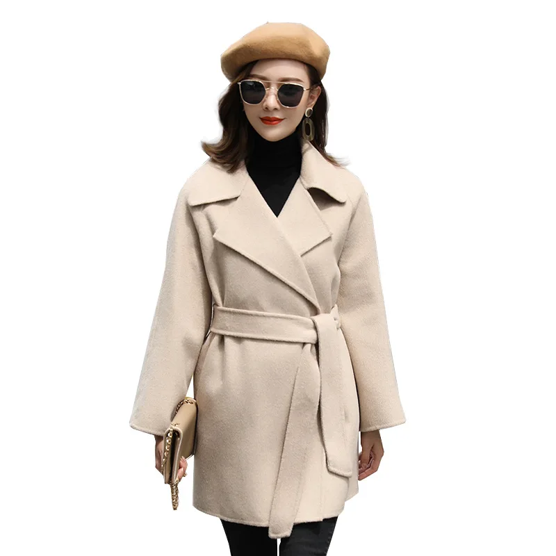 
Large Real Natural Fur Winter Double Sided Coat Women Down Parkas Coats Hooded coat 