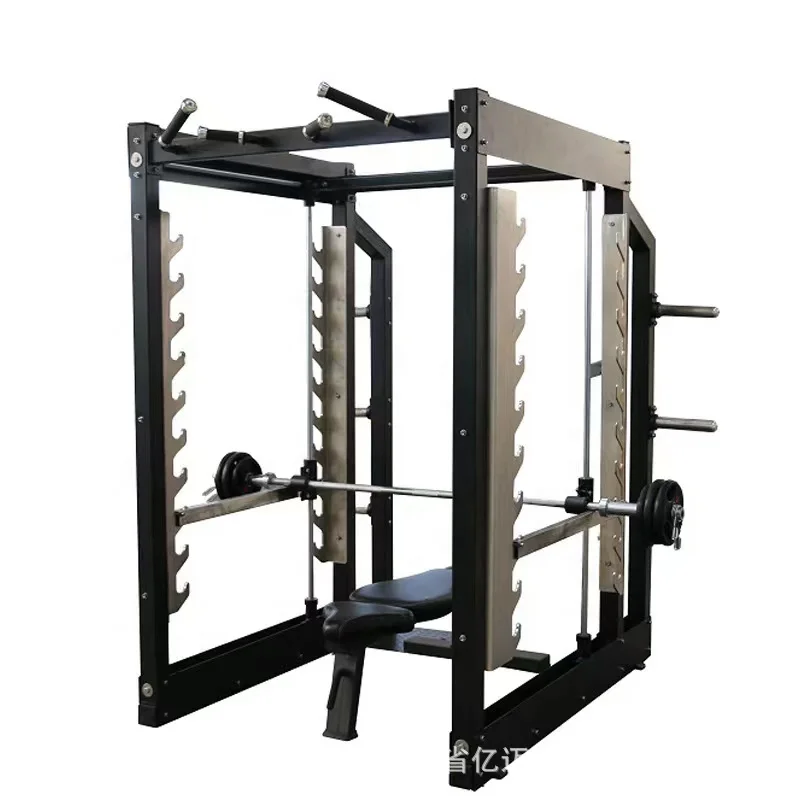 Factory Price Professional Strength Gym Equipment Squat Rack 3D Smith Machine Smith Machine Cable Crossover