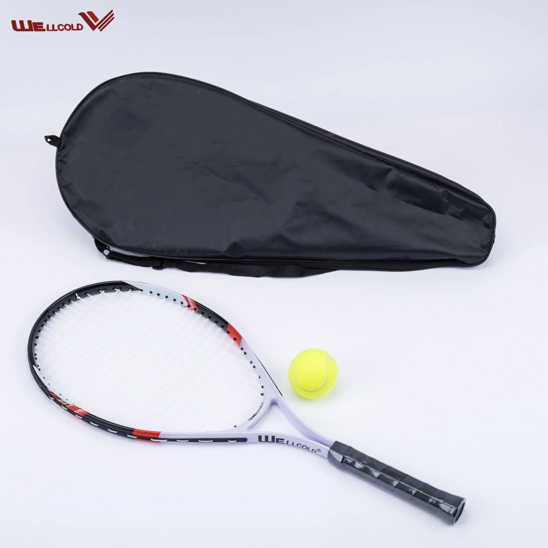 Factory price good quality alloy custom tennis racket with bag