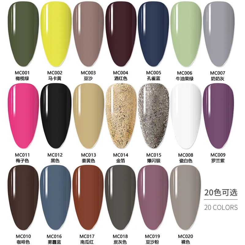 New Hot Sale 15ml Nail Polish Waterproof No-bake Nude Colors Matte Quick-drying Soak Off Translucent Sweet Manicure Gel Tools