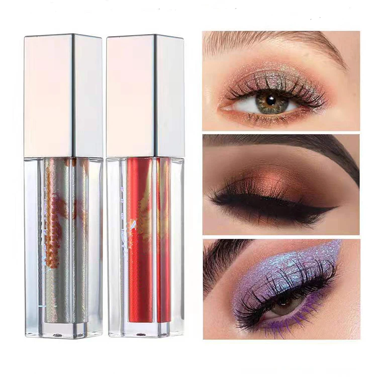 Romantic Bird Cosmetic Gillter Shimmer Shiny Marble Eyeshadow Custom Liquid Eyeshadow