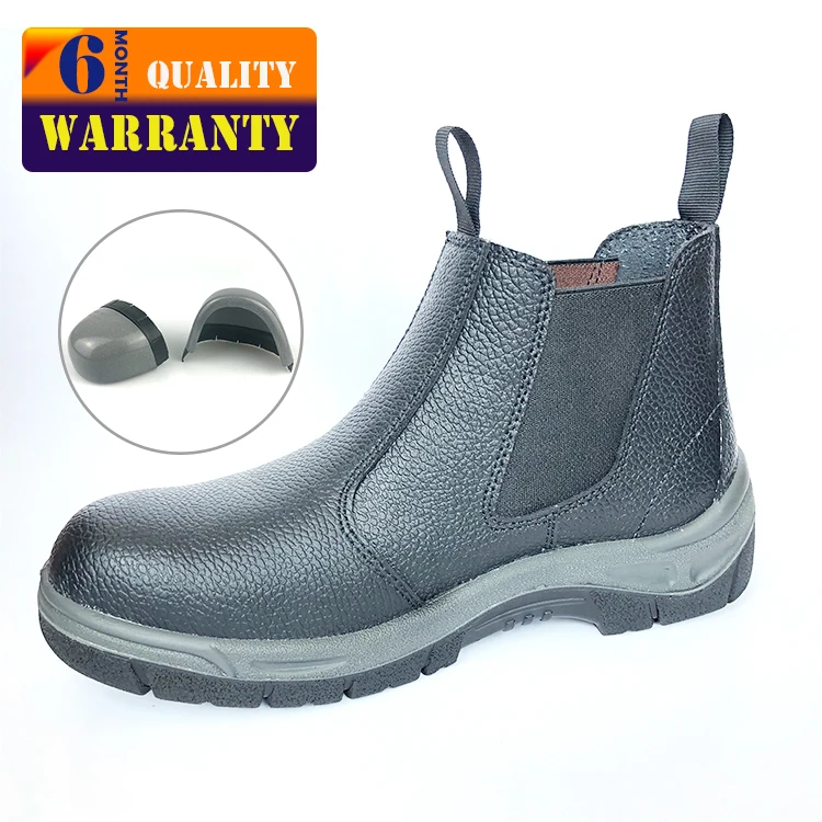 Wholesale Cheap Esd Construction Leather Work Time Safety Shoes Steel Toe Cap Safety Boot Shoes for workers