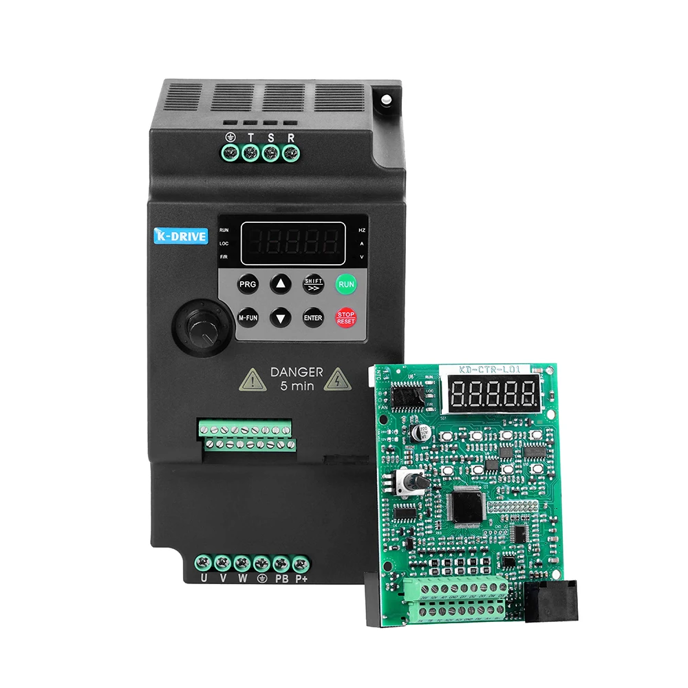 KD200-2SS Series 220V 1-phase input to 1-phase output VFD 0.75KW VFD Single Phase AC Drive