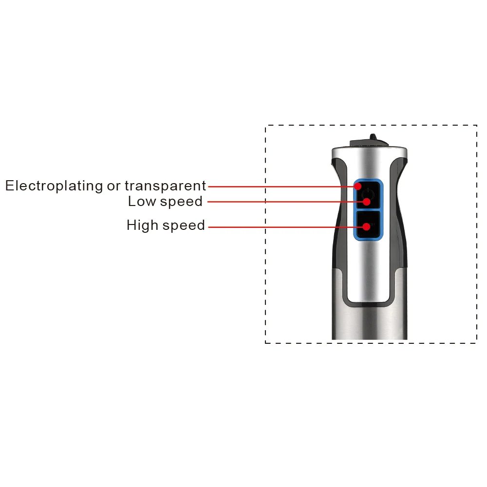 appliances for kitchen SS immersion juicer DC motor  hand stick blender set