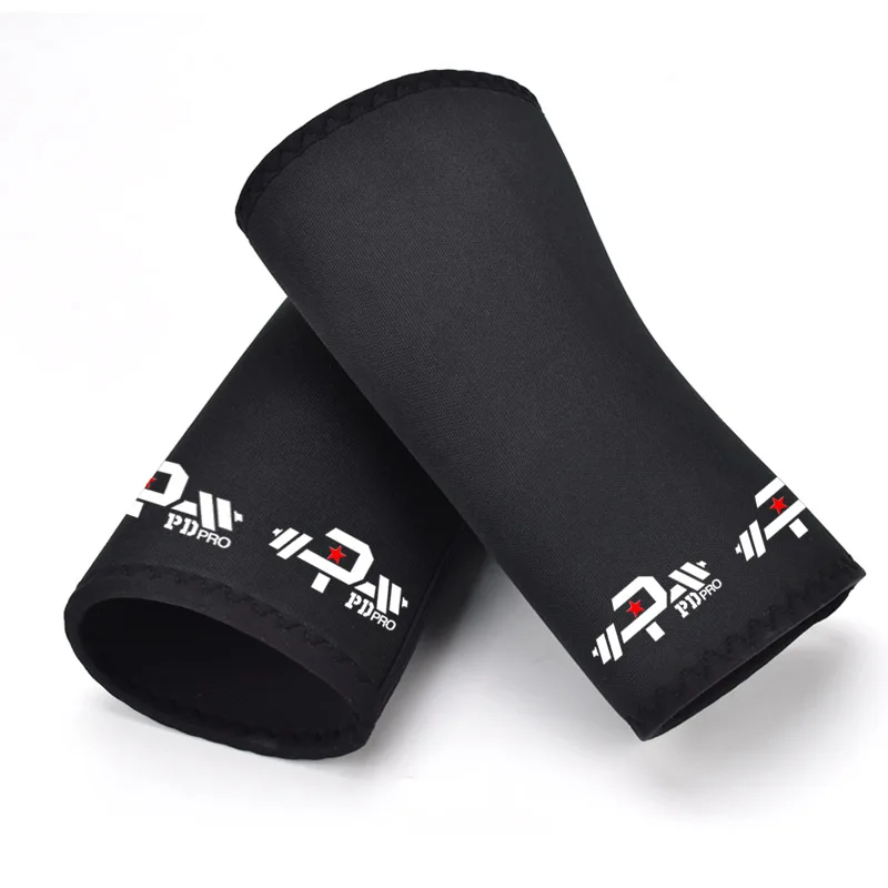 Custom logo Neoprene Knee Brace Sleeve 7mm Elastic OEM GYM Fitness Pads