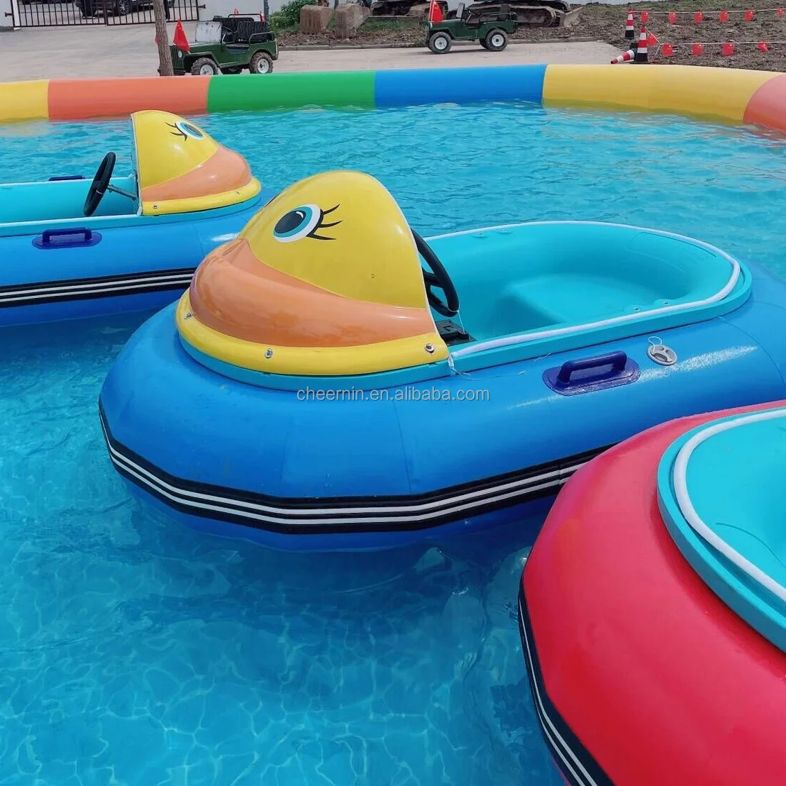 Fashion design HDPE durable material electric bumper boats for kids and adults
