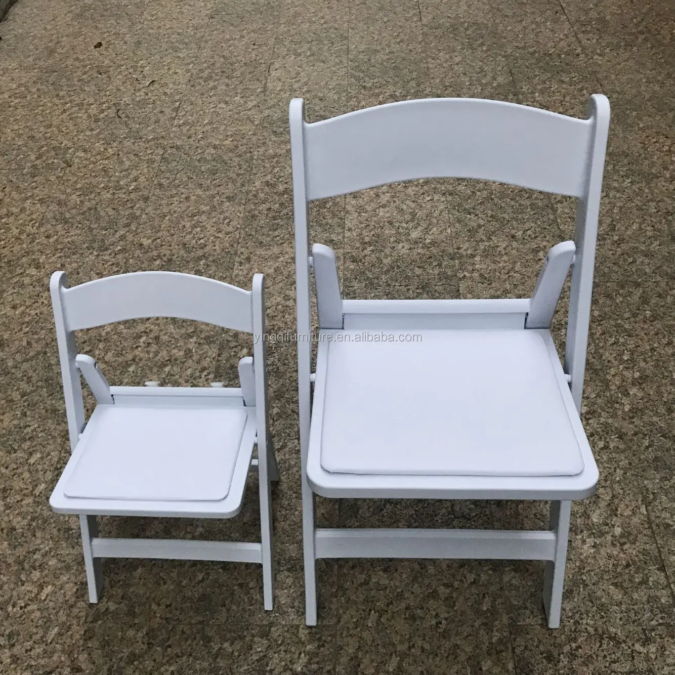 Wholesale Wedding White Wimbledon Resin Folding Outdoor Gladiator Plastic Chairs