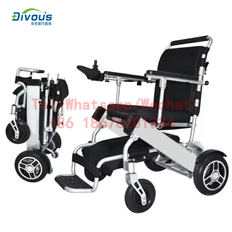 Hot style portable  comfortable lightweight POWER  wheelchair bearing 180Kg elder  wheelchair motor For disabled and  elderly