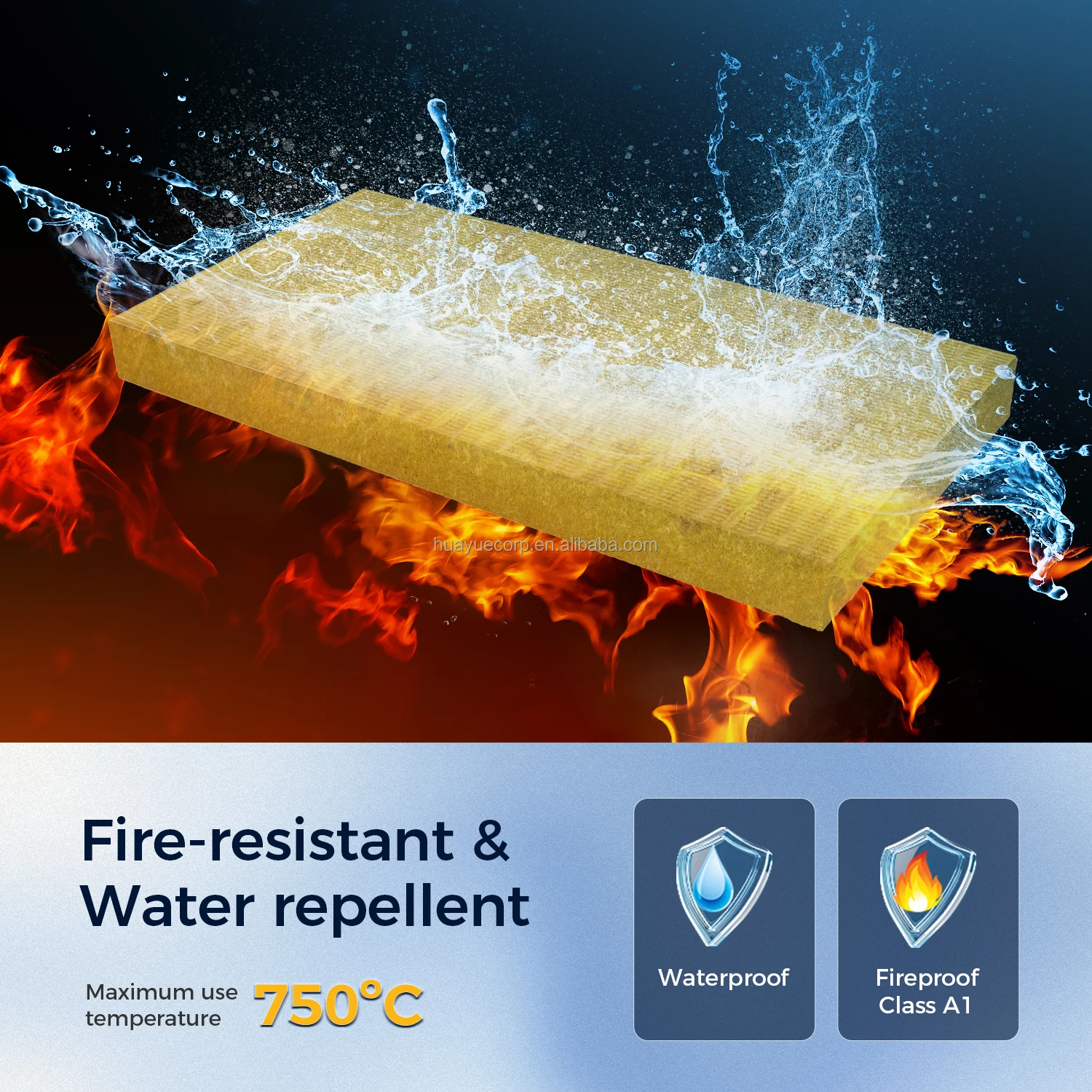 100kg M3 density fiber rock wool retardant mineral wool for boiler, ceiling, soundproofing