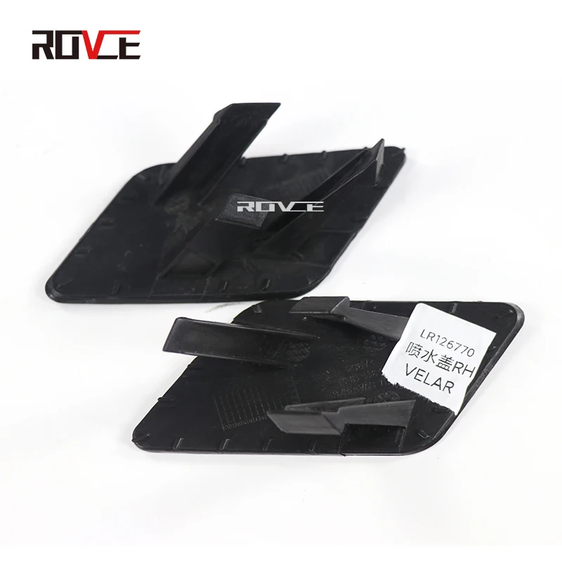 ROVCE Car Front Bumper Headlight Washer Nozzle Cover Cap For Land Rover Range Rover Velar SVA L560 LR126770 LR126771
