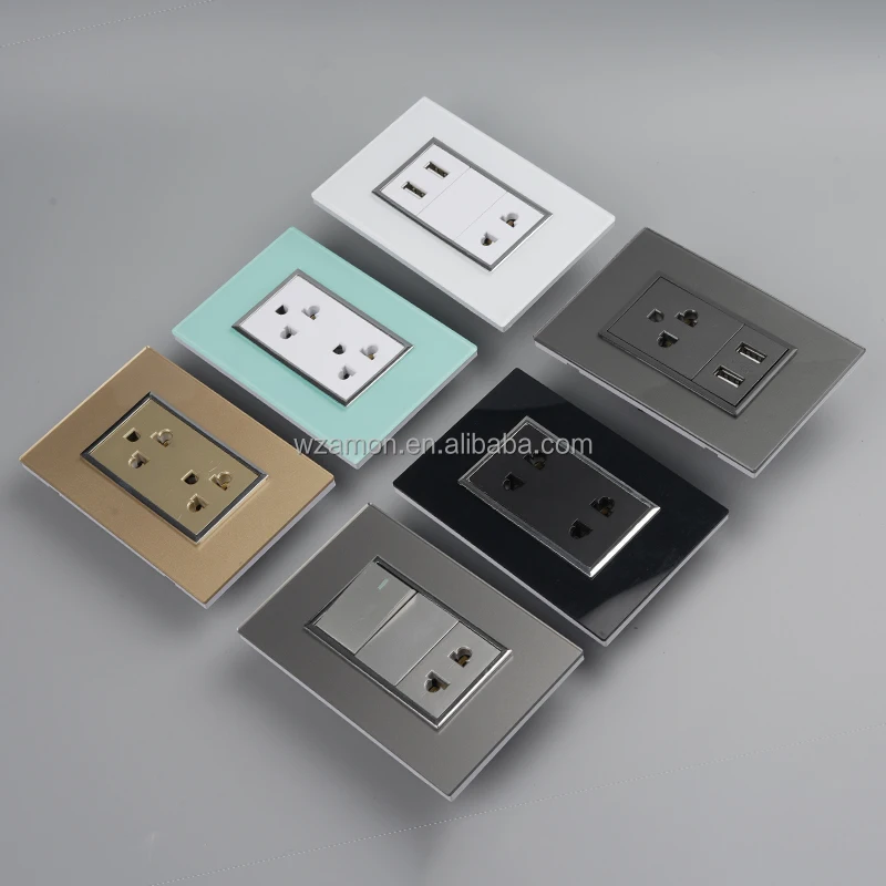 110V 125V 127V 220V 240V 250V American standard Light Low Voltage Switch Plate Wall Switches