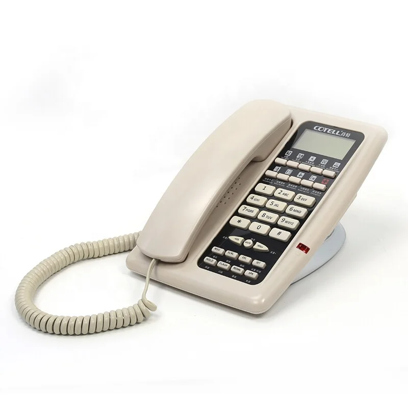 Cotell Fuego серии FG1088D проводные телефонные аппараты 5 звездочный отель гостевая комната пилы для резки к мобильным телефонам аналоговый Настольный Caller ID телефон