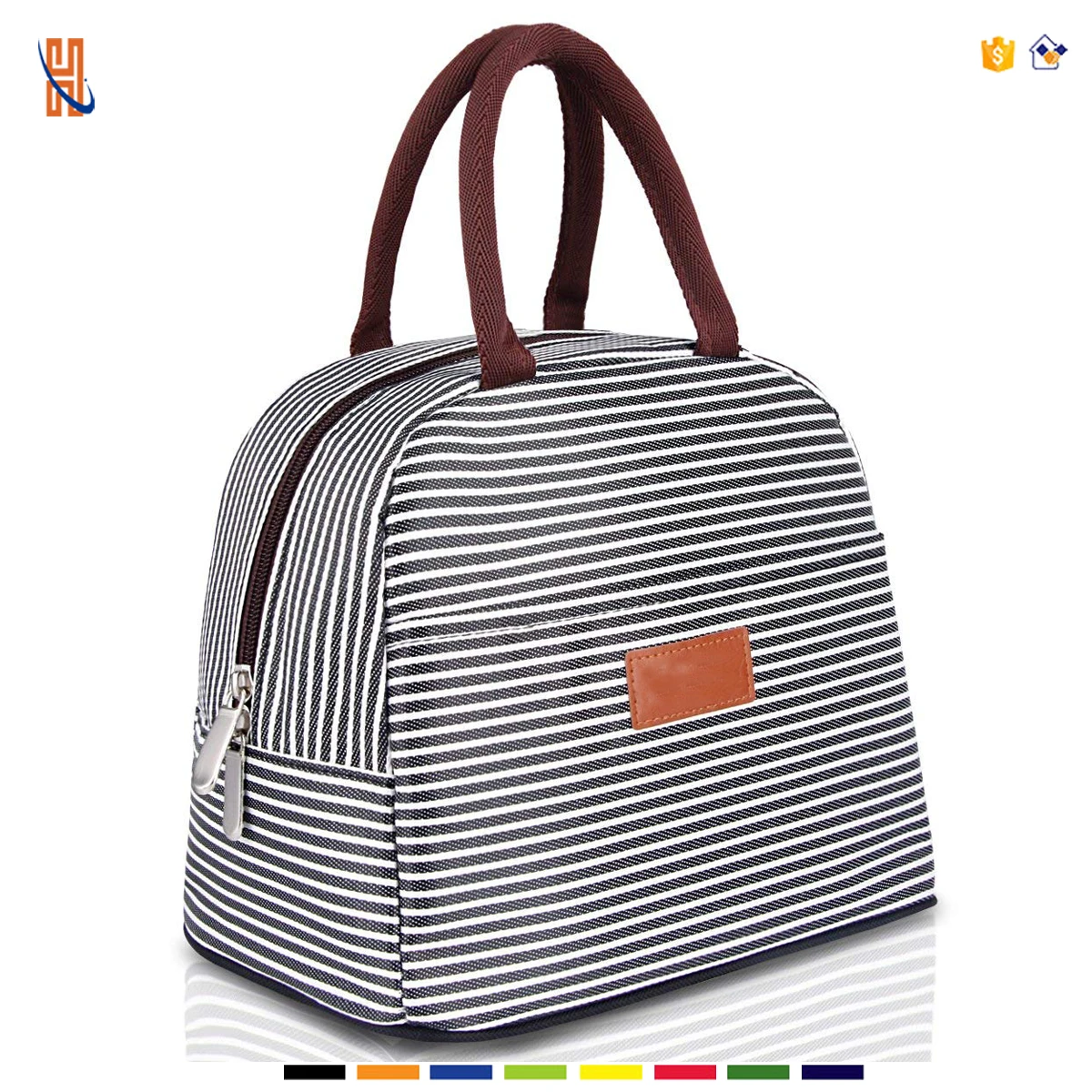 Portable reusable oxford Lunch Bag Tote Bag for Women, Lunch Organizer Holder Lunch Container