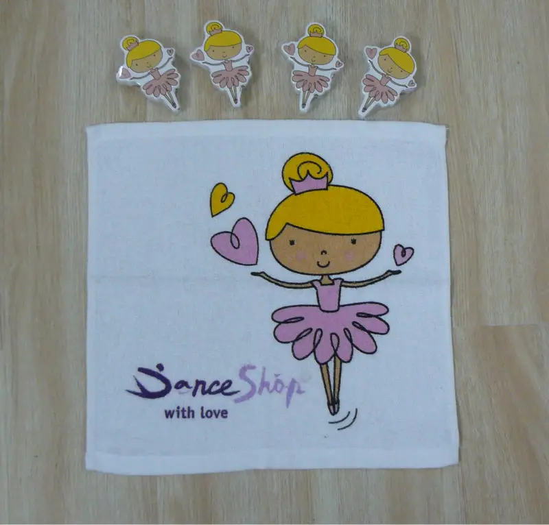 Custom Shape 100% Cotton Compression Pressed Travel Bath Hand Towel Magic Towel