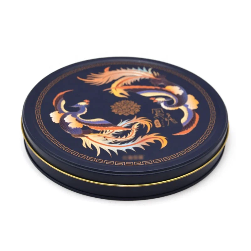 Guangzhou 15 Years Tea Tins Manufacturers Popular Round metal Tea Coffee Spice Saffron Tin Box