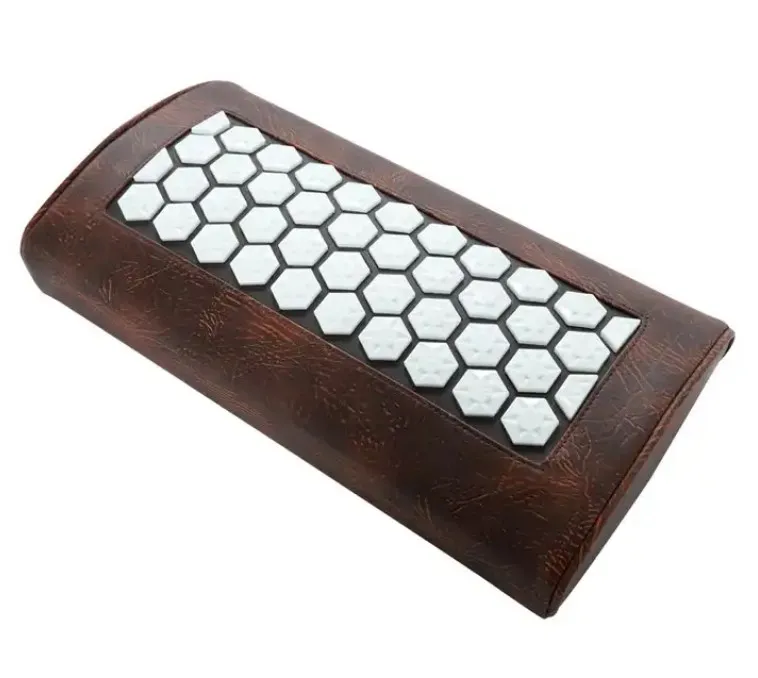 High quality neck care negative ion cotton acupressure jade tourmaline pillow
