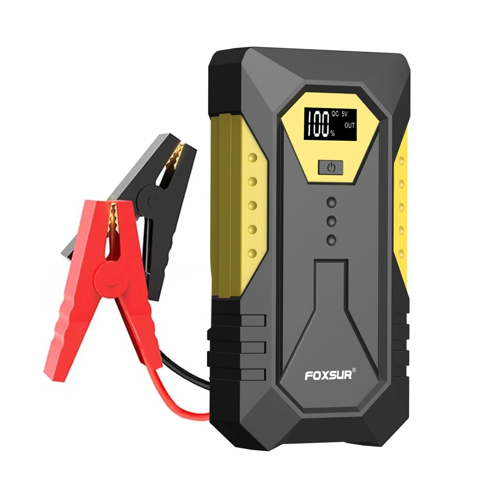 6000mAh 12V Emergency Portable Vehicle Car Battery Booster Pack Power Bank and Jump Starter car emergency charger