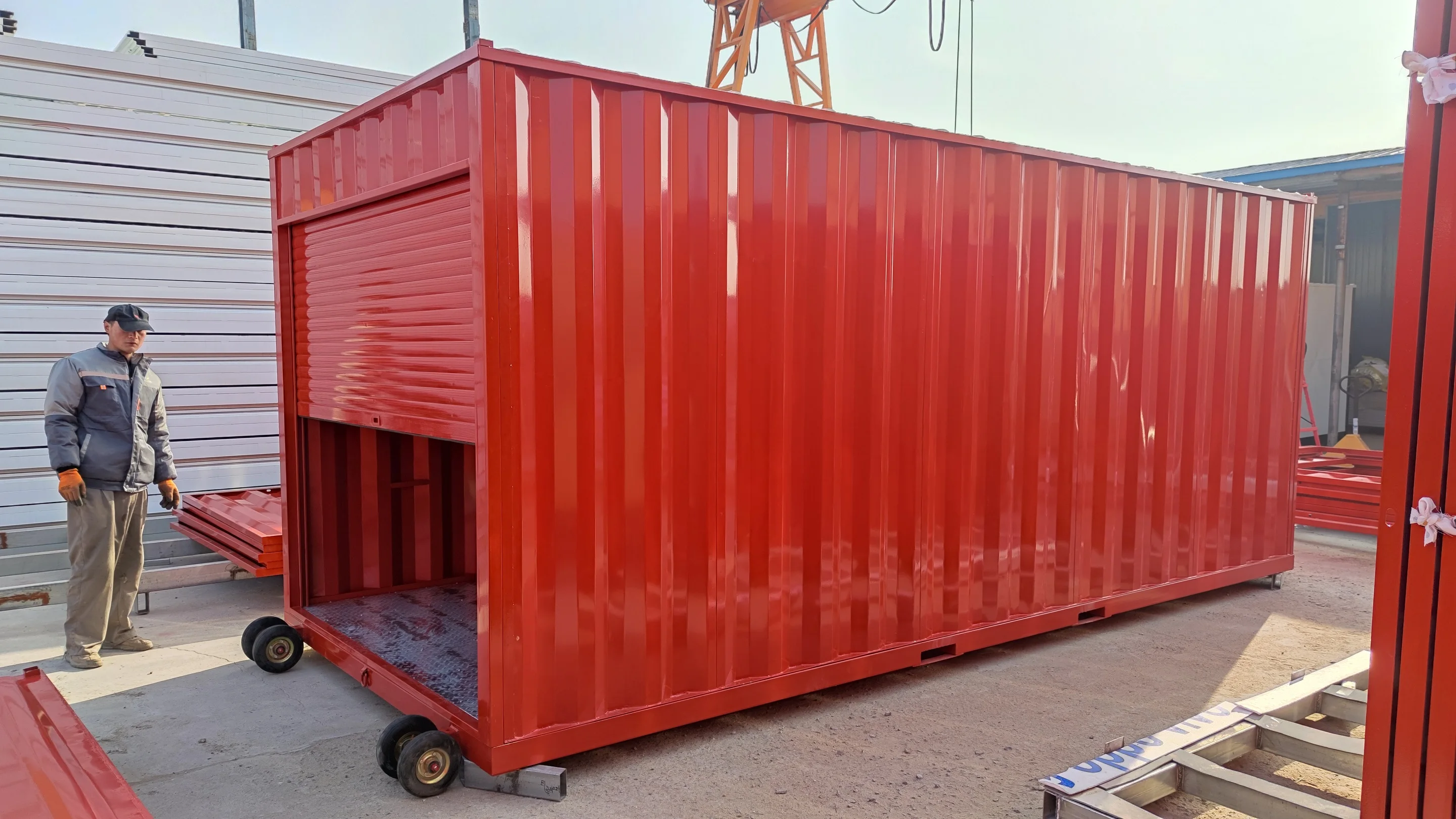 Стальной мобильный Переносной Контейнер для хранения 12, 16, 20 футов