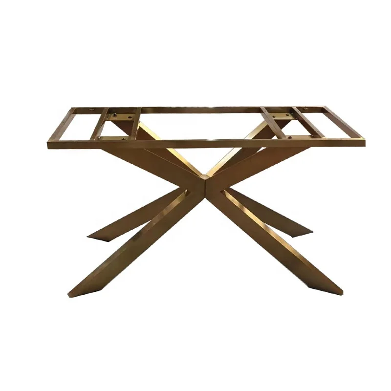 Gold Table Legs Stainless Steel Table Base Customized Home Metal Legs for Furniture Bench Coffee Dining Furniture Table Legs
