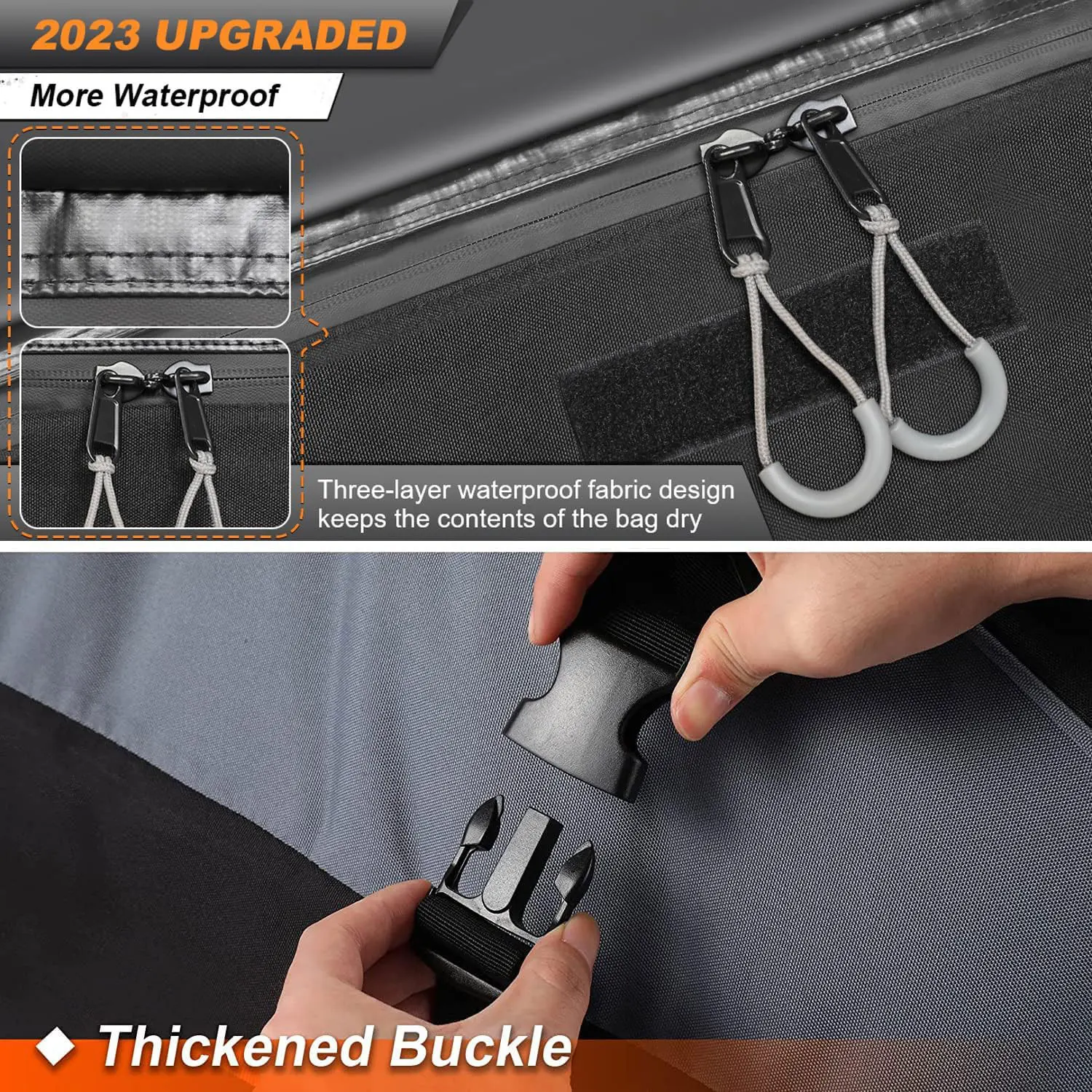 Factory Supply Anti Rust Rooftop Cargo Carrier Waterproof Bag Cap Extendable Roof Basket Storage Bag