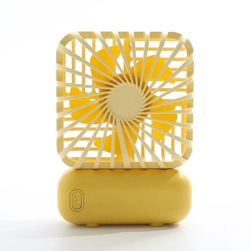 Latest design five-color Square handheld mini fan