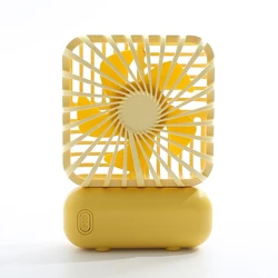 Latest design five-color Square handheld mini fan