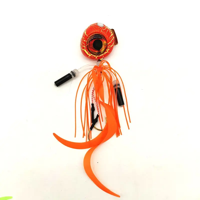 Handmade 40g 60g 80g 100g 120g 150g  200g tai rubber slider snapper lure slider fishing lure  Inchiku squid jig