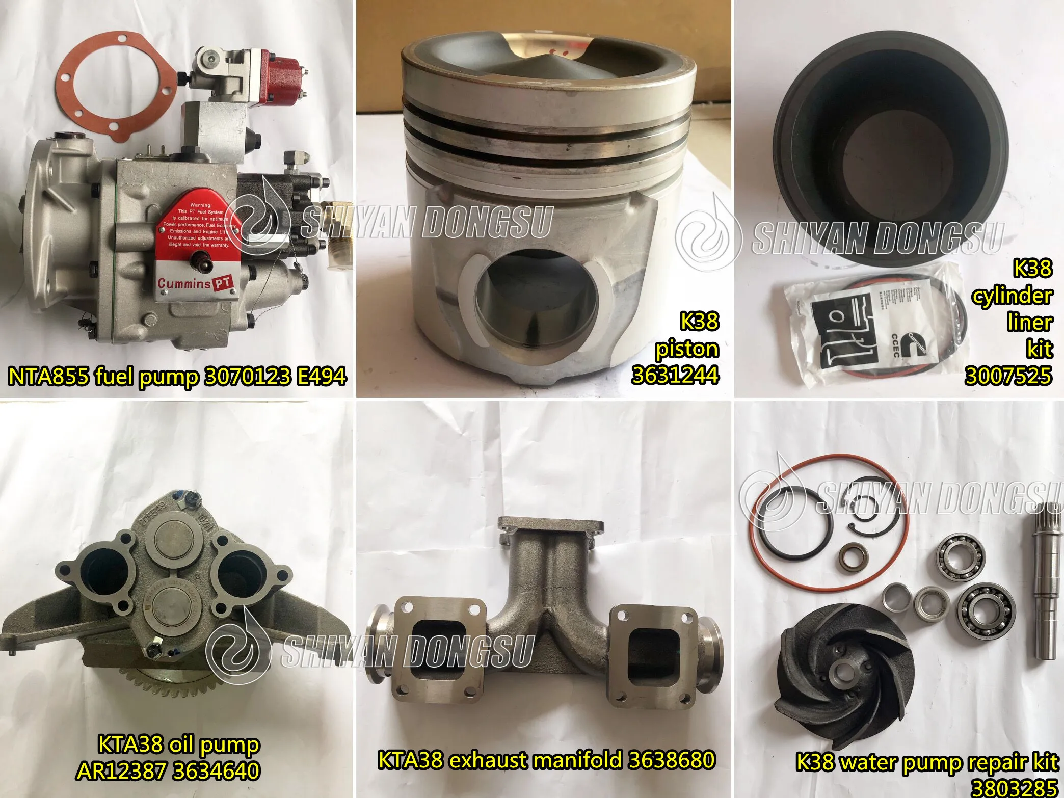 High quality 6BT 5.9L marine engine diesel exhaust manifold 3910881