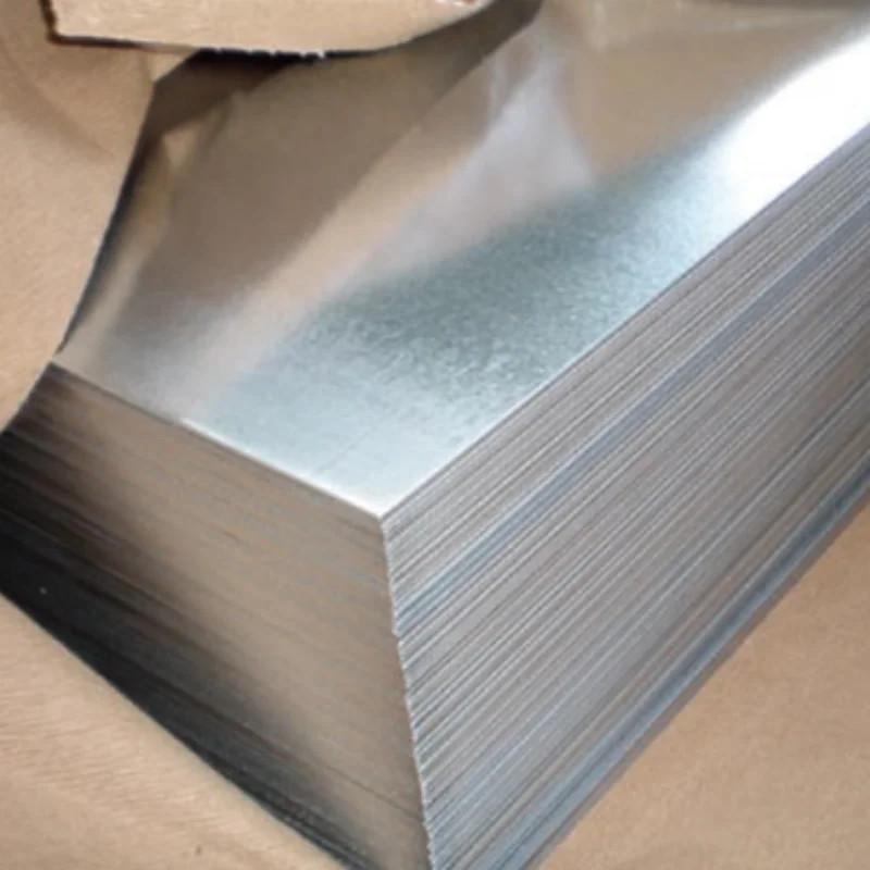 Hot Selling 16-28 gauge DX51D DX53D Metal sheet Zn coated galvanized steel sheet for construction