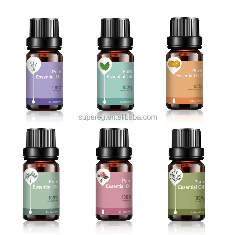 10ml Water-soluble Flower Essential Oil Relieve Stress for Humidifier Fragrance Lamp Air Freshening Aromatherapy